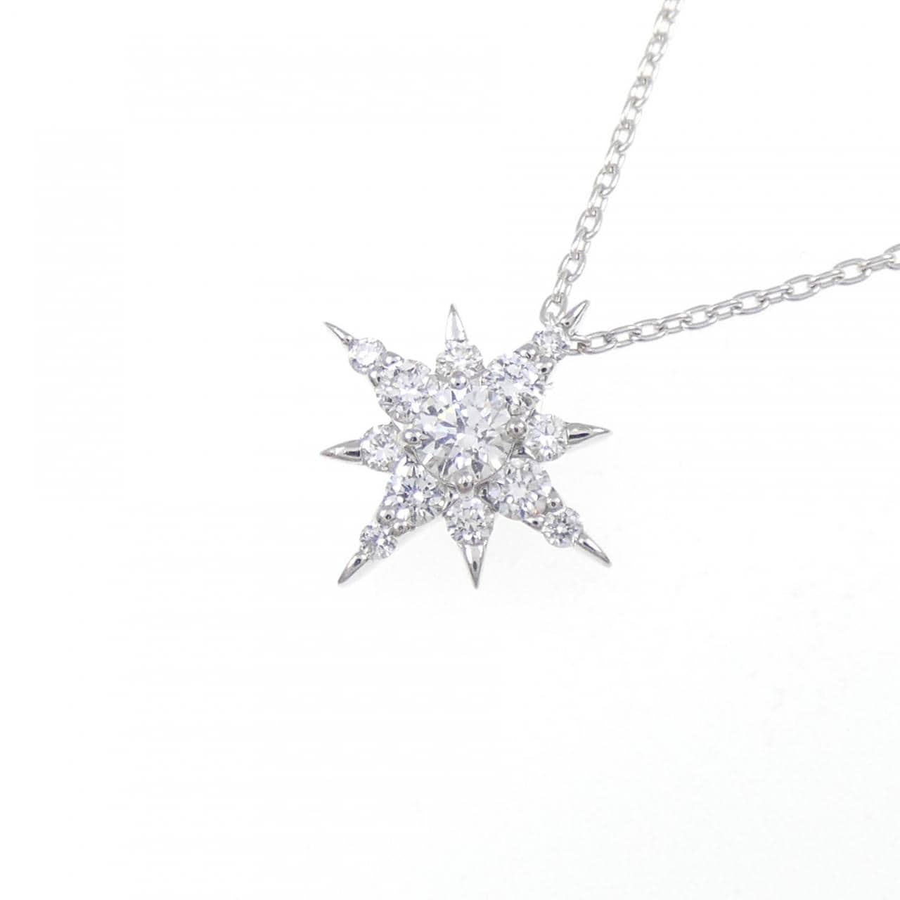 ポンテヴェキオ ダイヤモンド ネックレス 0.18CT
