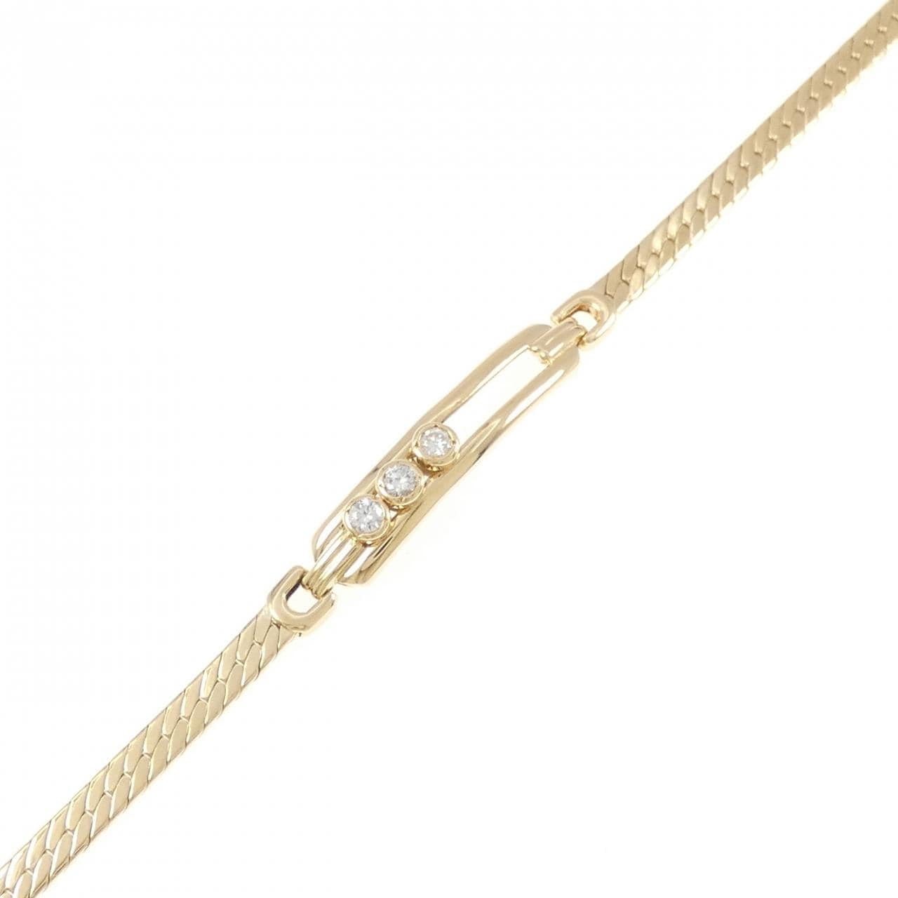 K18YG ダイヤモンド ブレスレット 0.44CT