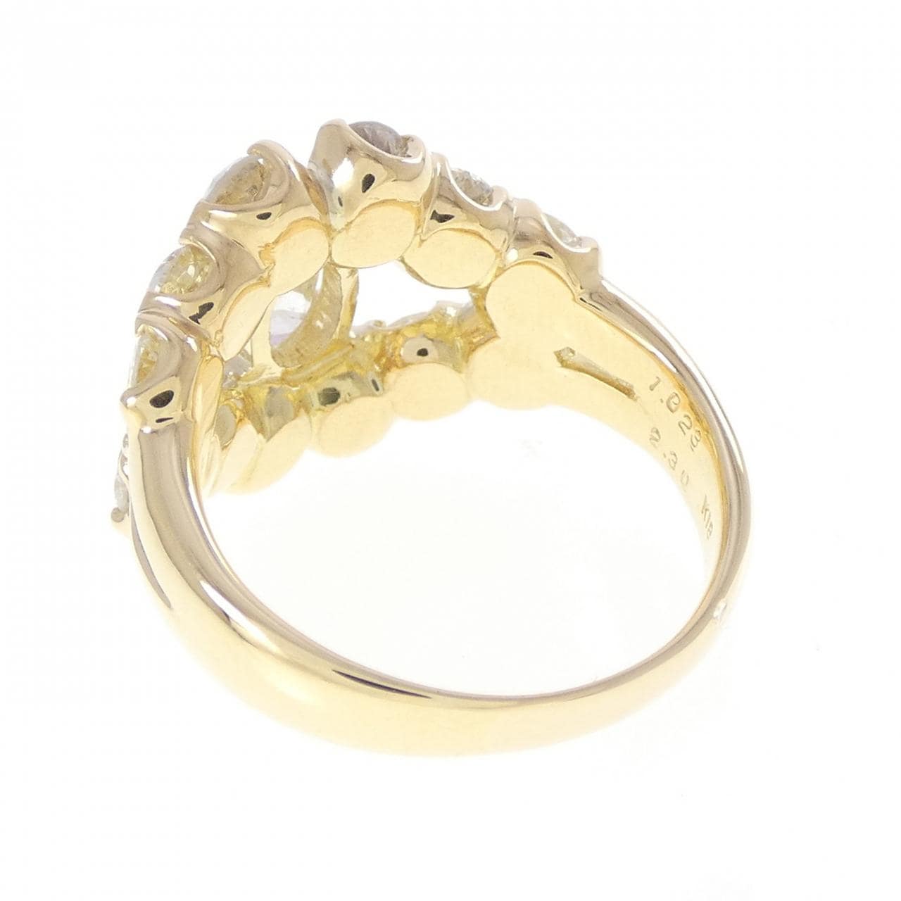 K18YG ダイヤモンド リング 1.023CT