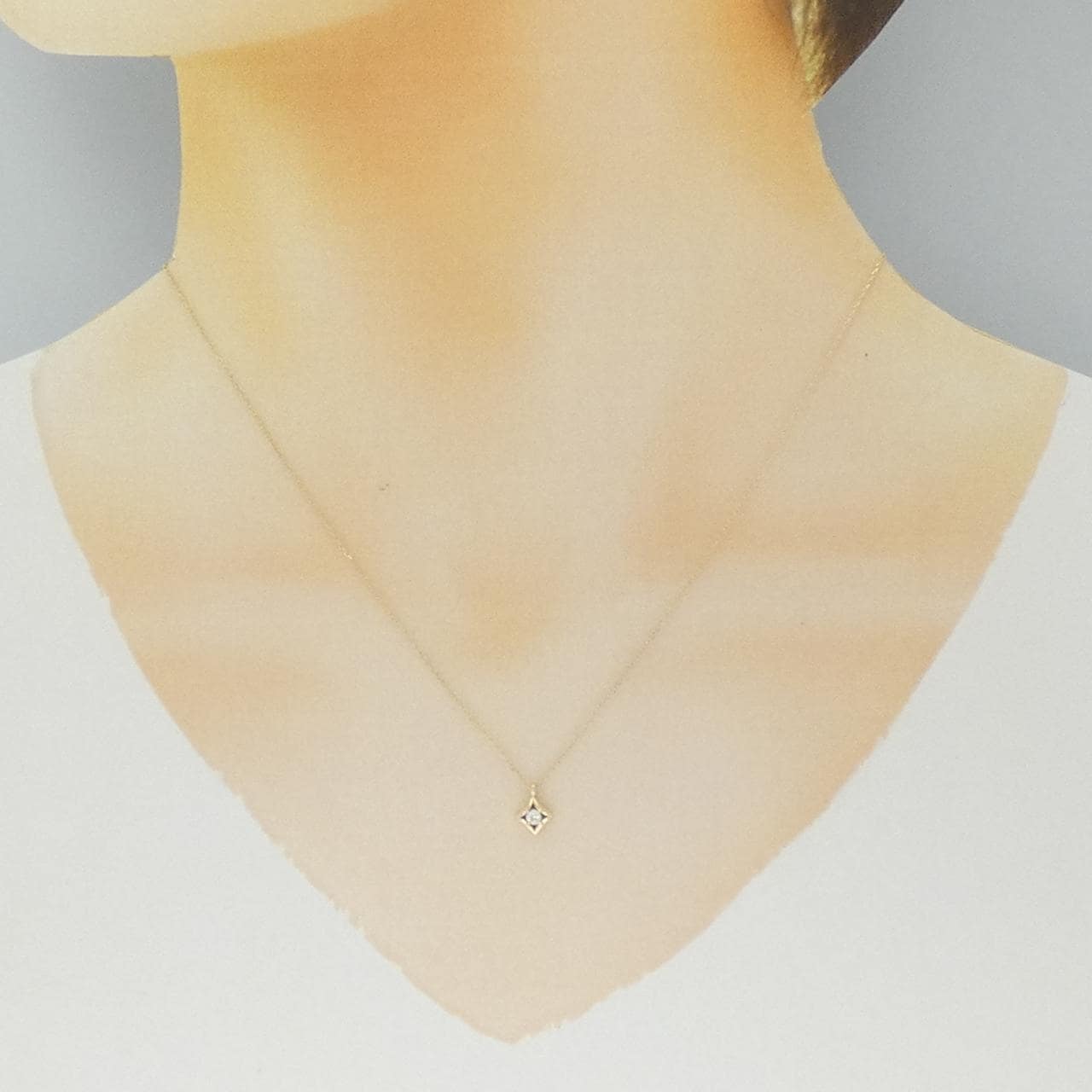 フェスタリア ダイヤモンド ネックレス 0.051CT