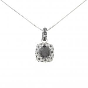 18KWG/K18WG ダイヤモンド ネックレス 1.88CT