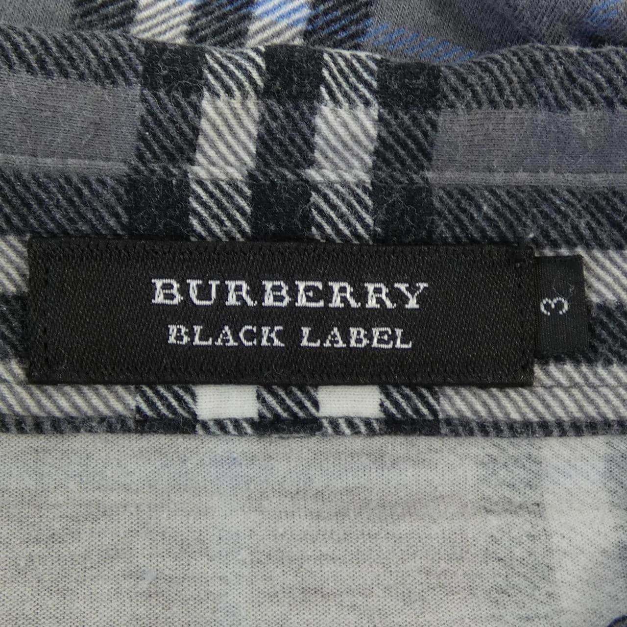 バーバリーブラックレーベル BURBERRY BLACK LABEL BMV26-920-06 S／Sシャツ