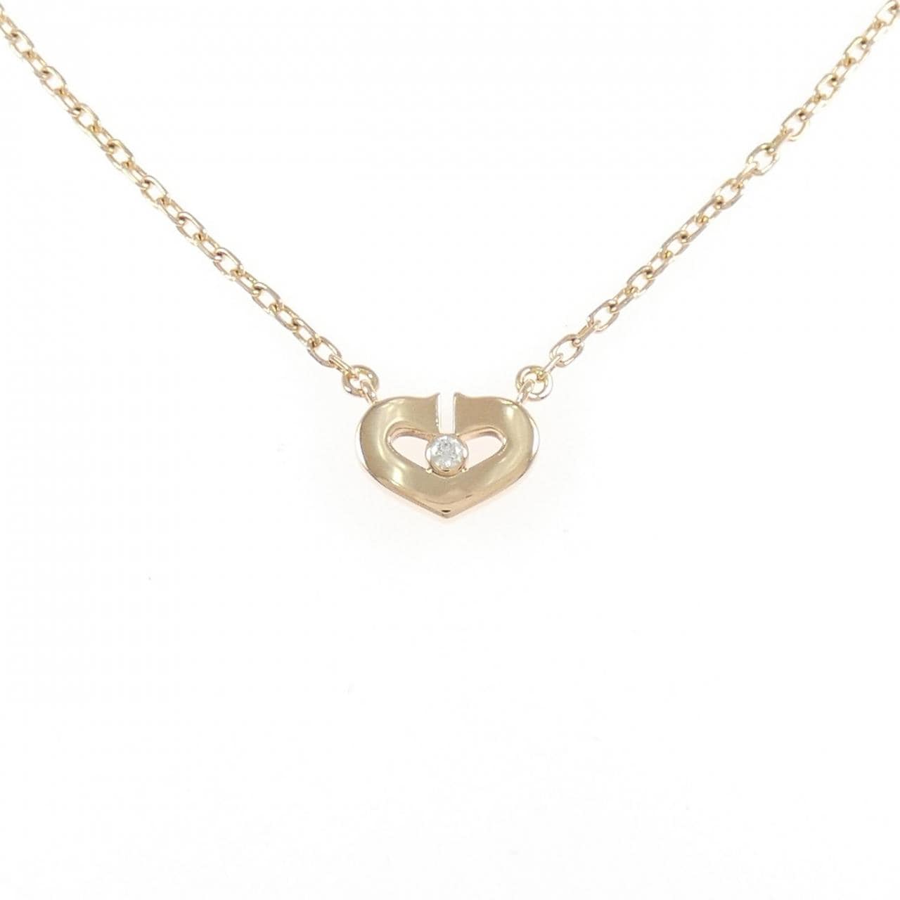 カルティエ Cハート スモール ネックレス