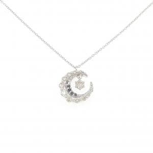 K18WG ダイヤモンド ネックレス 0.36CT