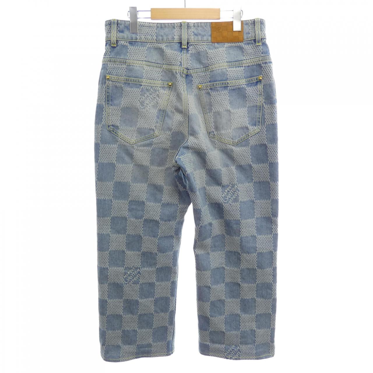 ルイヴィトン LOUIS VUITTON ダミエデニムスケートパンツ HRD48WGRT ジーンズ