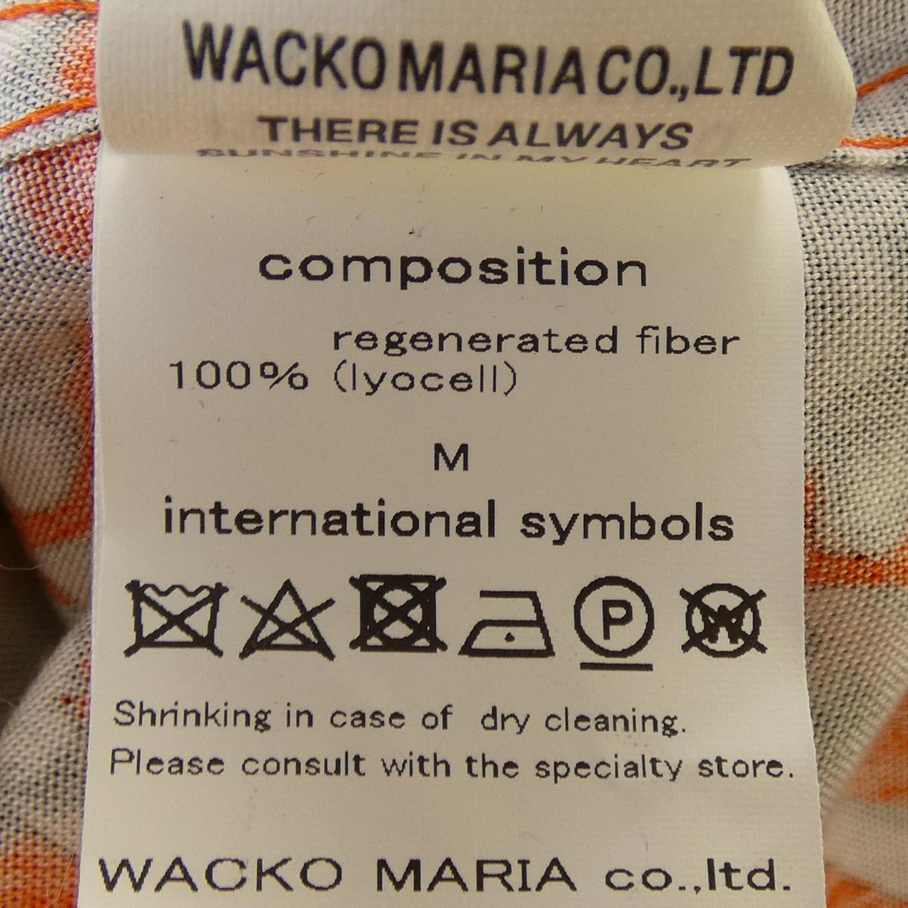 ワコマリア WACKO MARIA 56 TATTO STUDIO S／Sシャツ
