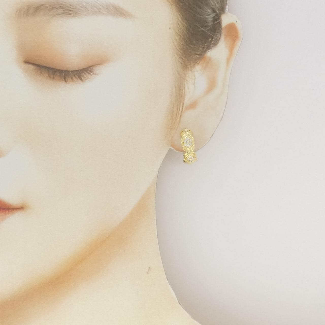 K18YG ダイヤモンド ピアス/イヤリング 0.30CT