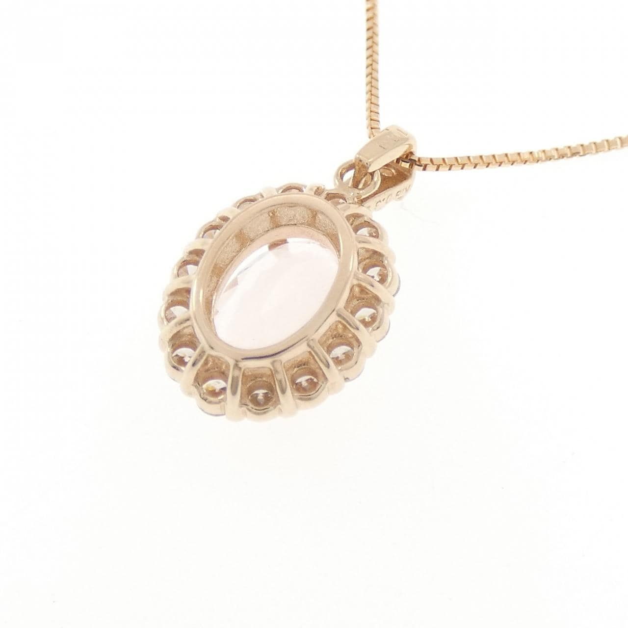 K18PG モルガナイト ネックレス 1.00CT