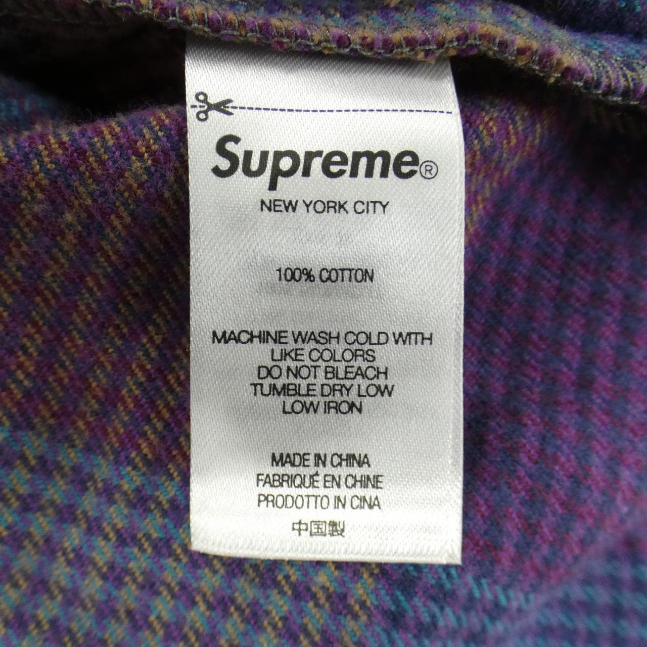 シュプリーム SUPREME Plaid Flannel シャツ