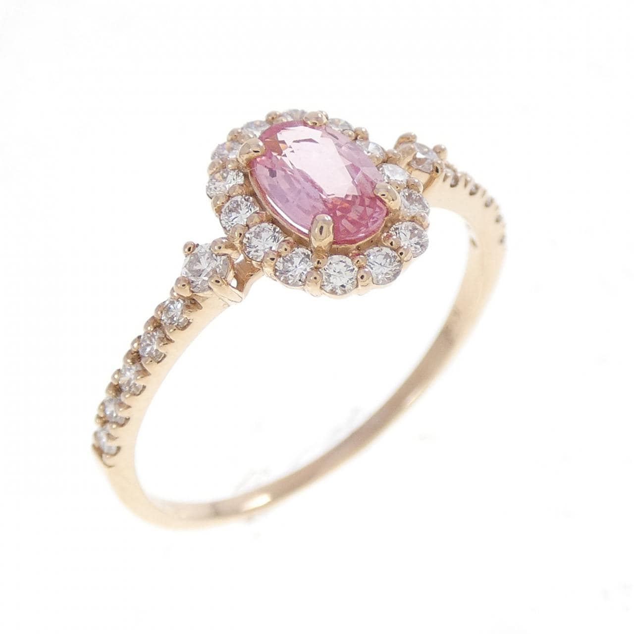 K18PG サファイヤ リング 0.458CT