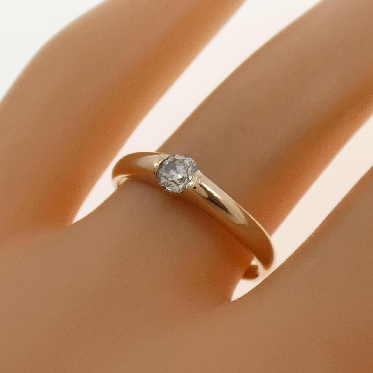 K18PG ダイヤモンド リング 0.20CT