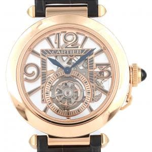 カルティエ パシャ･ドゥ･カルティエ トゥールビヨン PG WHPA0006 PG･RG 手巻