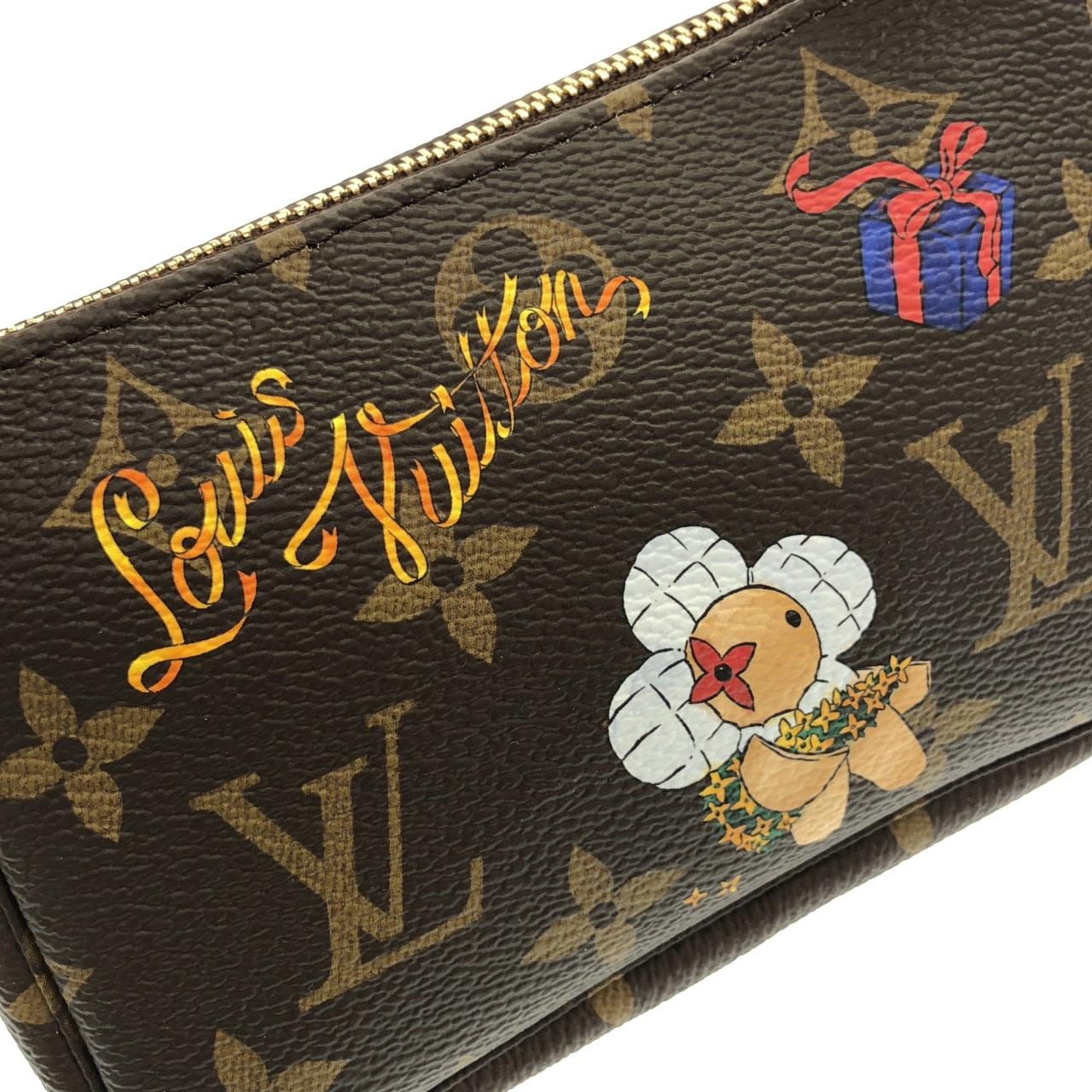 ルイヴィトン モノグラム(ヴィヴィエンヌ ウィンター ホリデイ) ミニ ポシェット アクセソワール M15328 アクセサリーポーチ