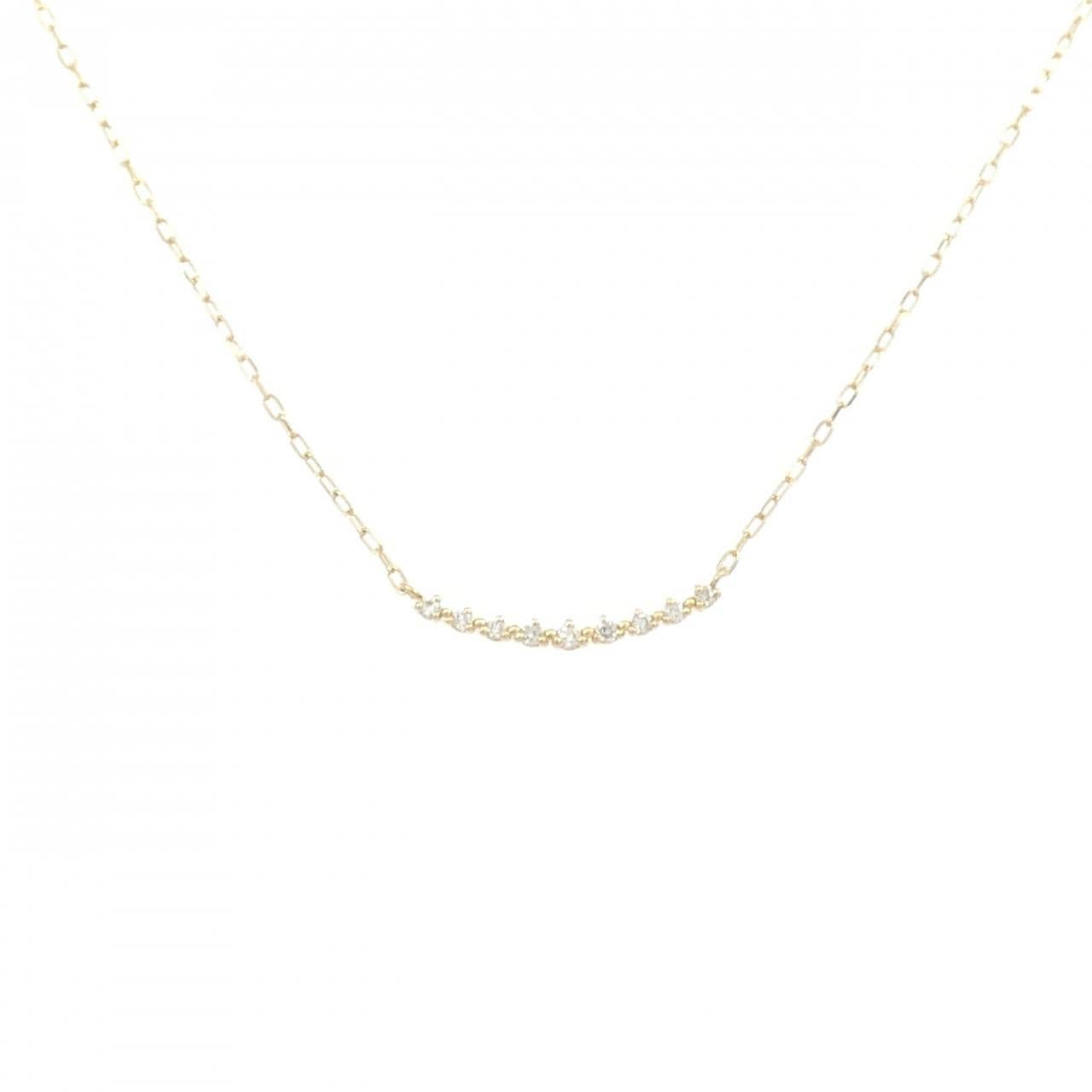 アガット ダイヤモンド ネックレス 0.05CT