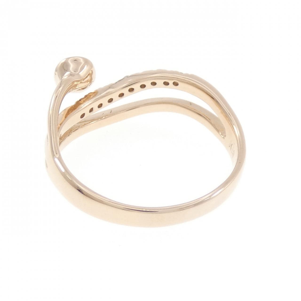 K18PG ダイヤモンド リング 0.14CT