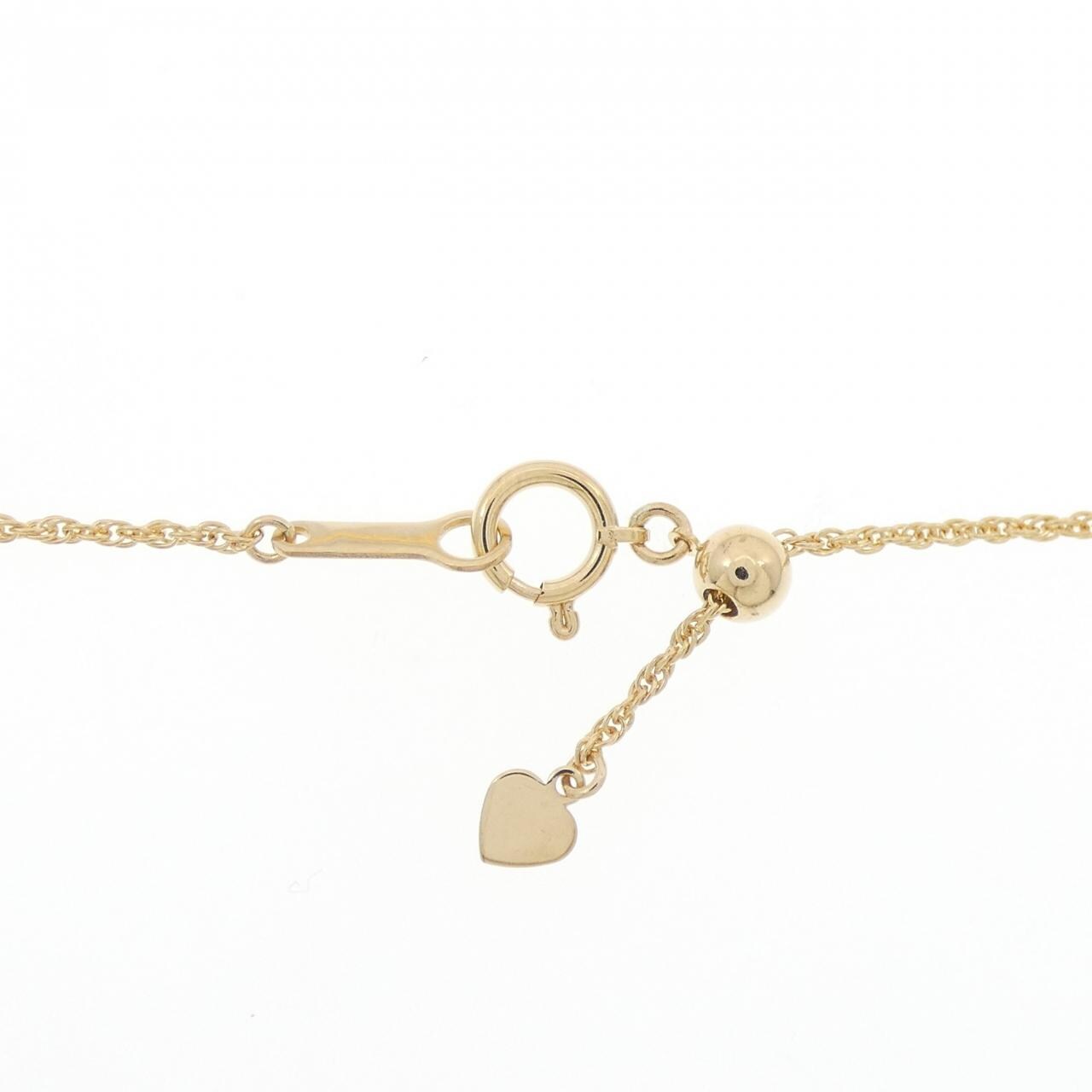 K18YG/K18WG ダイヤモンド ネックレス 0.22CT