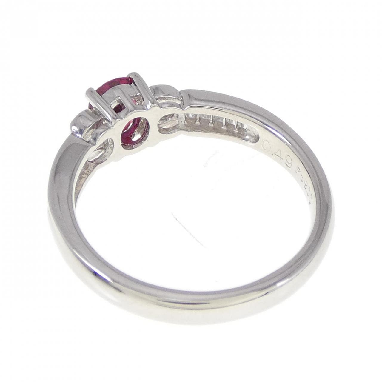 PT ルビー リング 0.49CT