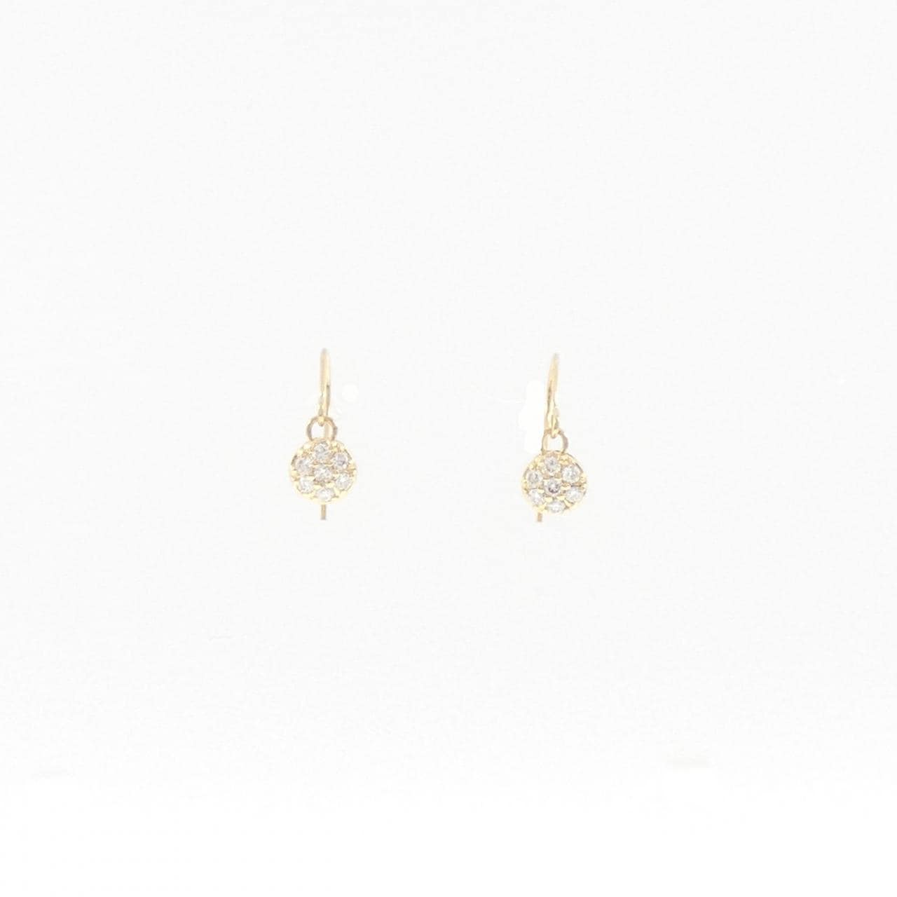 K18YG ダイヤモンド ピアス 0.12CT