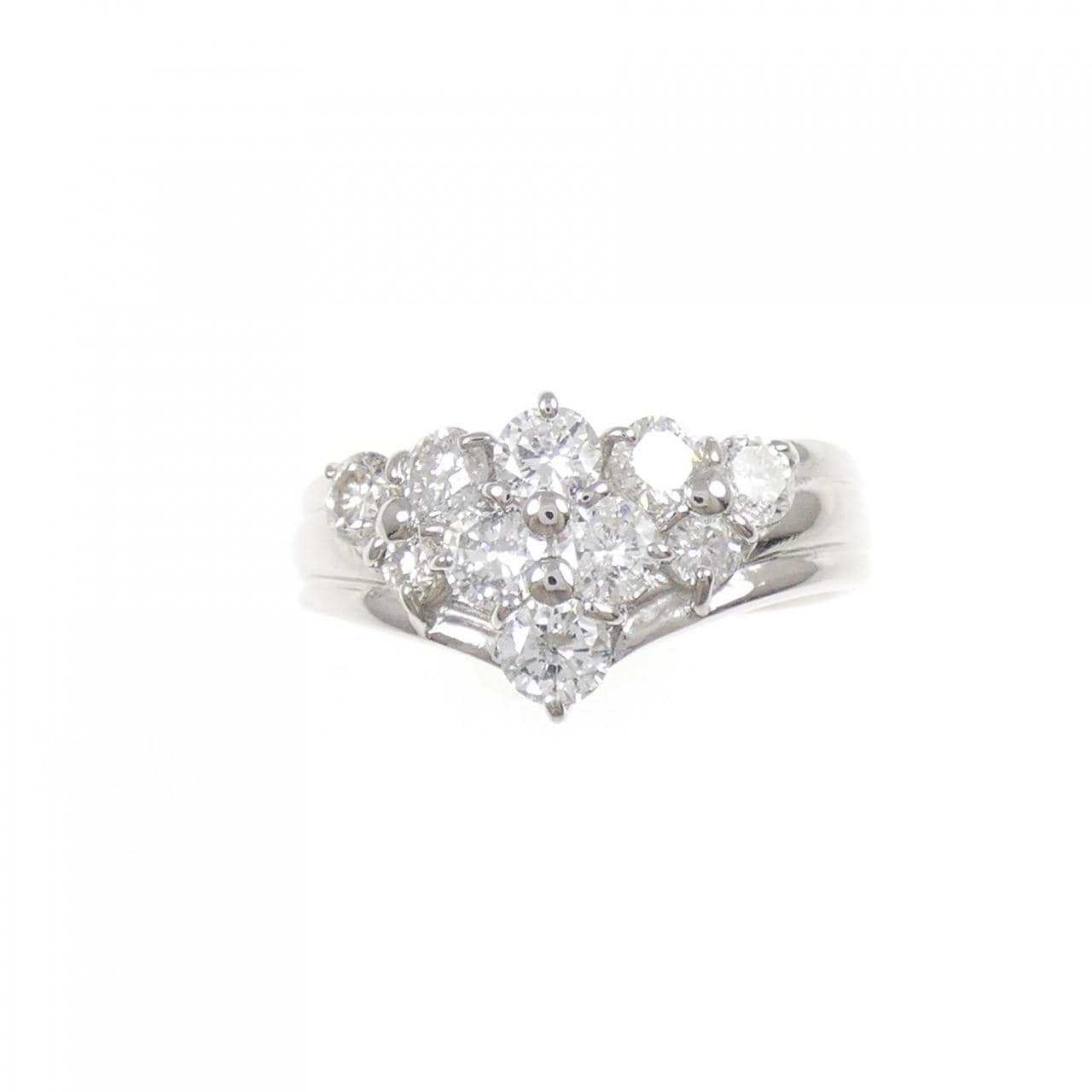 PT850 ダイヤモンド リング 1.14CT