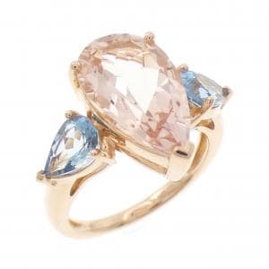 ジーエスティービー モルガナイト リング 4.00CT