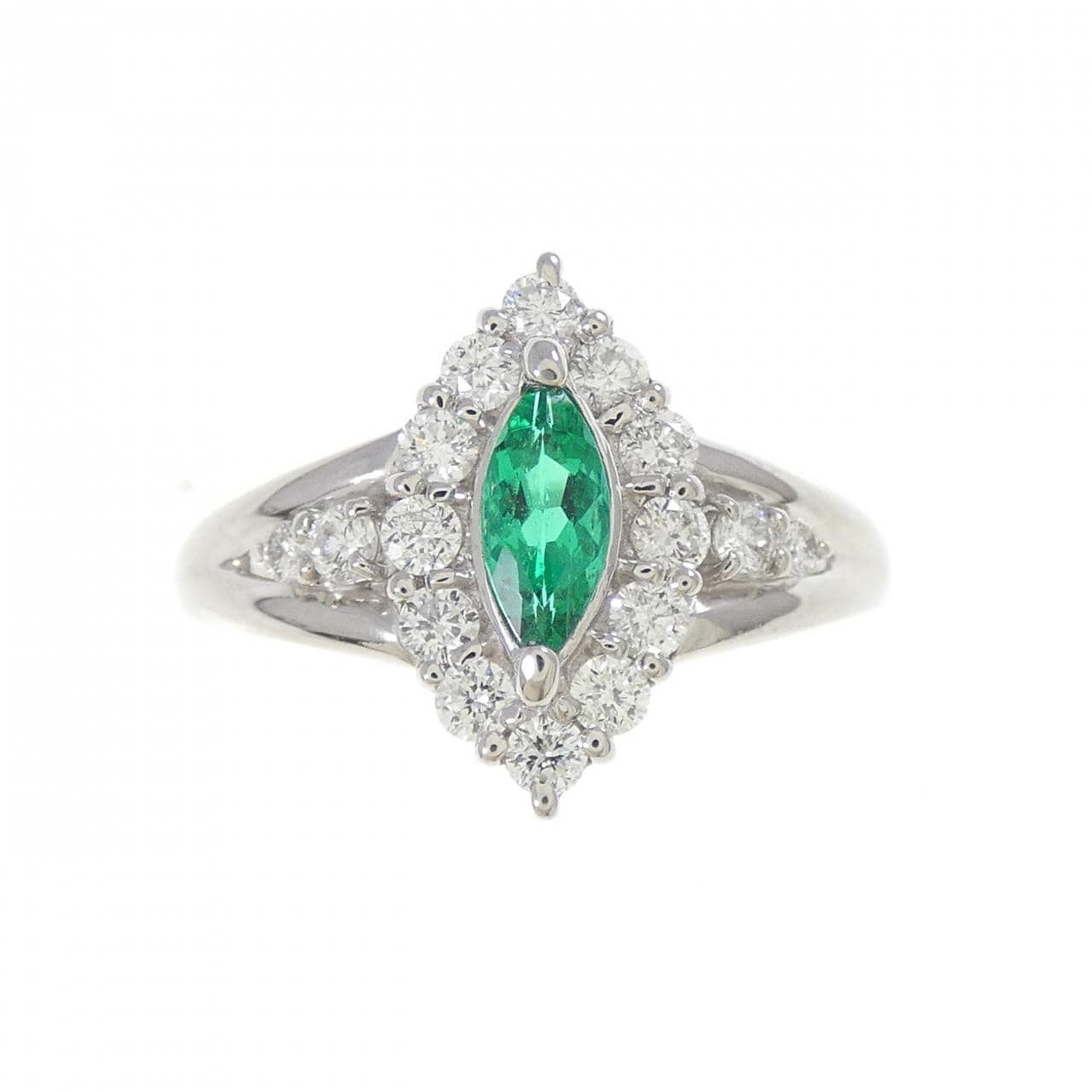 PT900 エメラルド リング 0.21CT