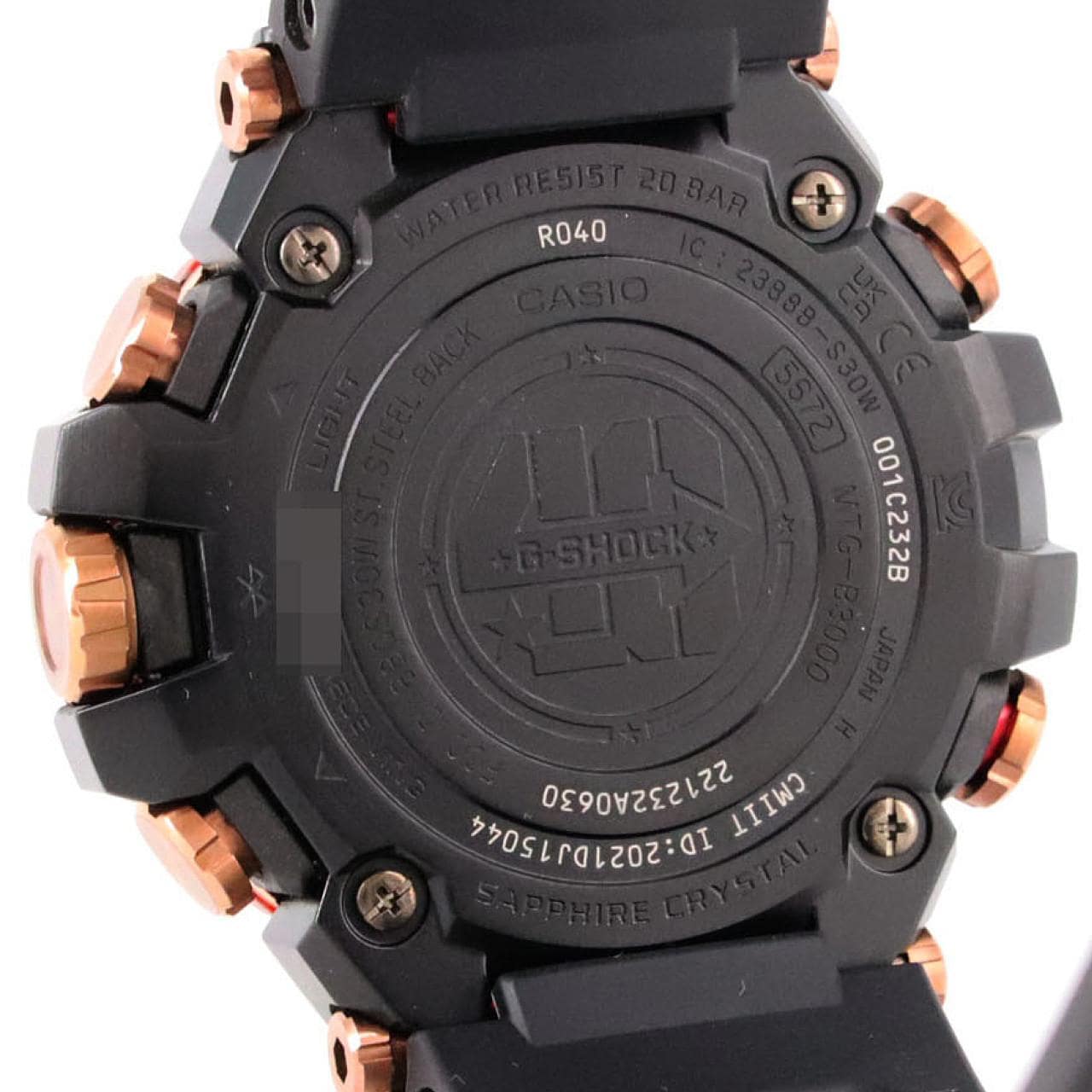 カシオ G-SHOCK･MT-G 40th Anniversary 電波時計 MTG-B3000FR-1AJR SS ソーラークォーツ