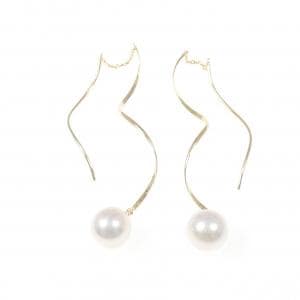 K18YG アコヤパール ピアス 7.8mm