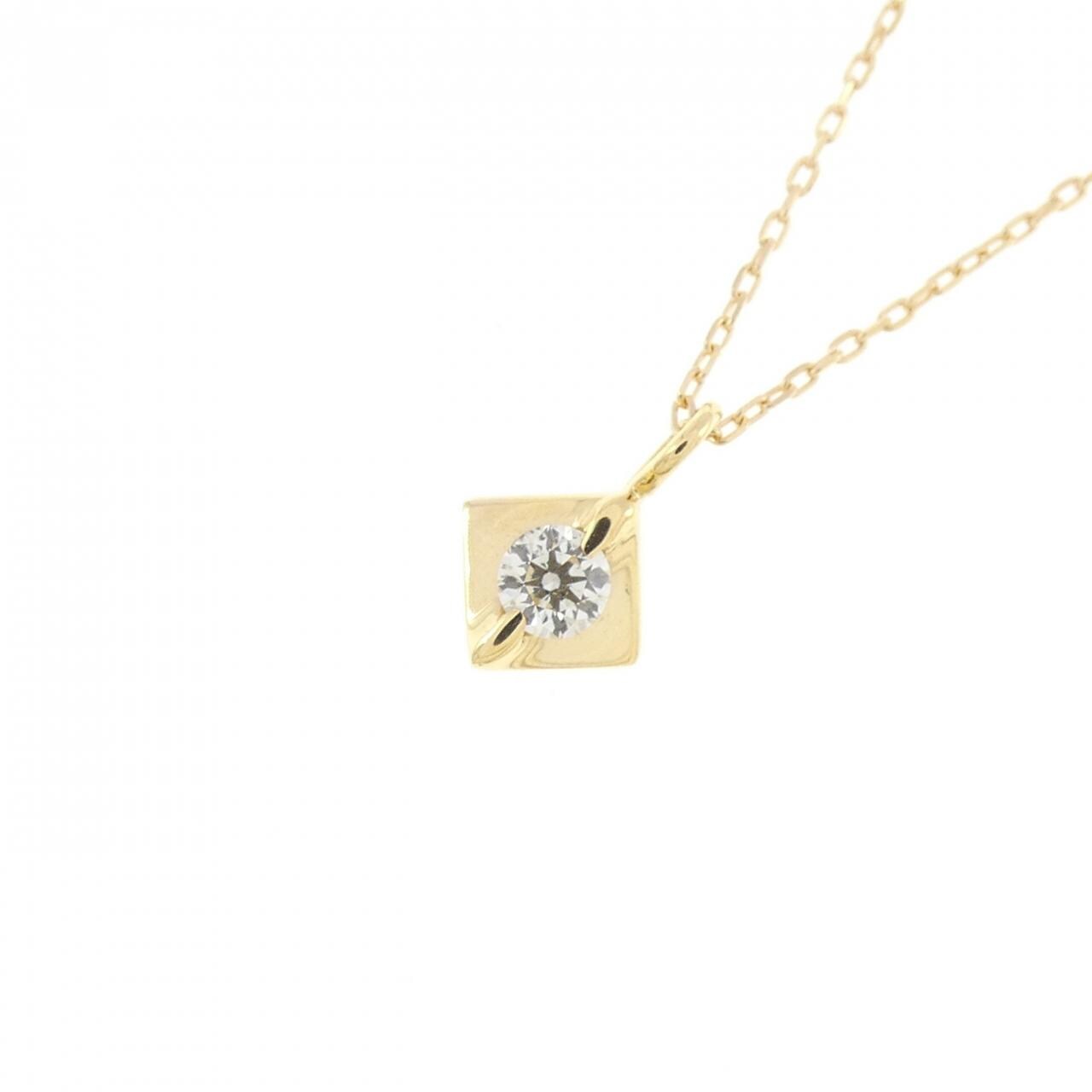K18YG ダイヤモンド ネックレス 0.08CT