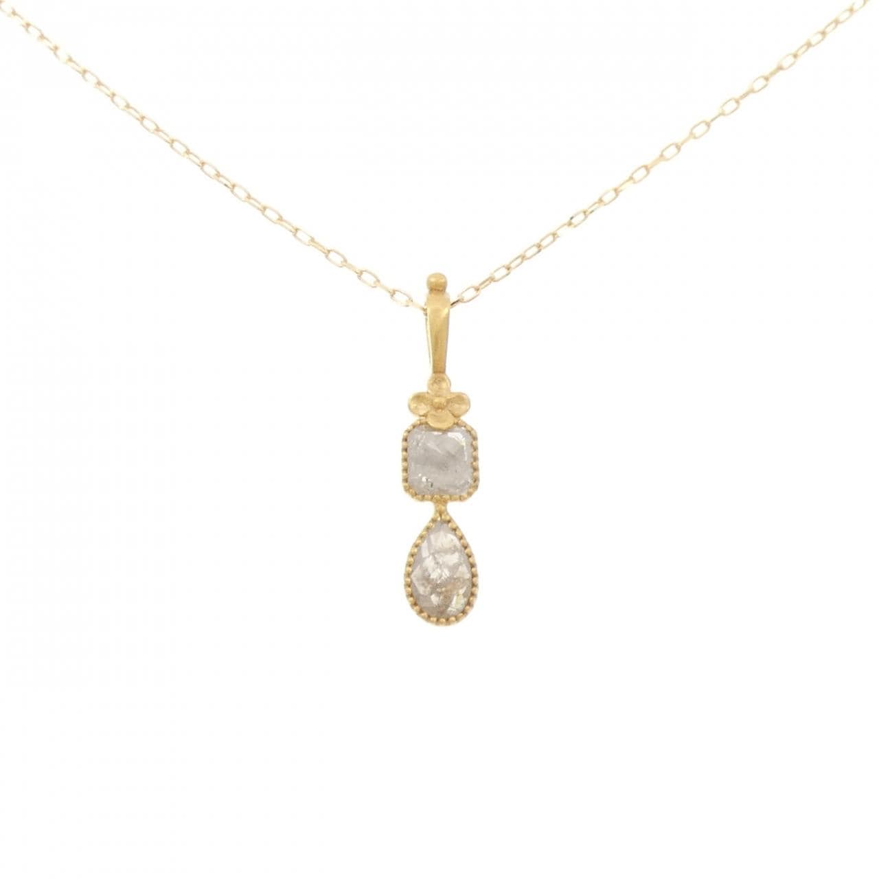K18YG ダイヤモンド ネックレス 0.734CT
