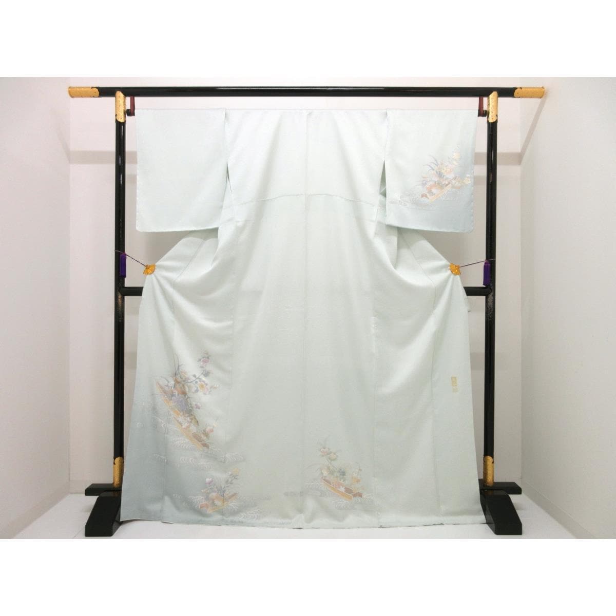 【新品】訪問着【和田光正】　銀彩加工