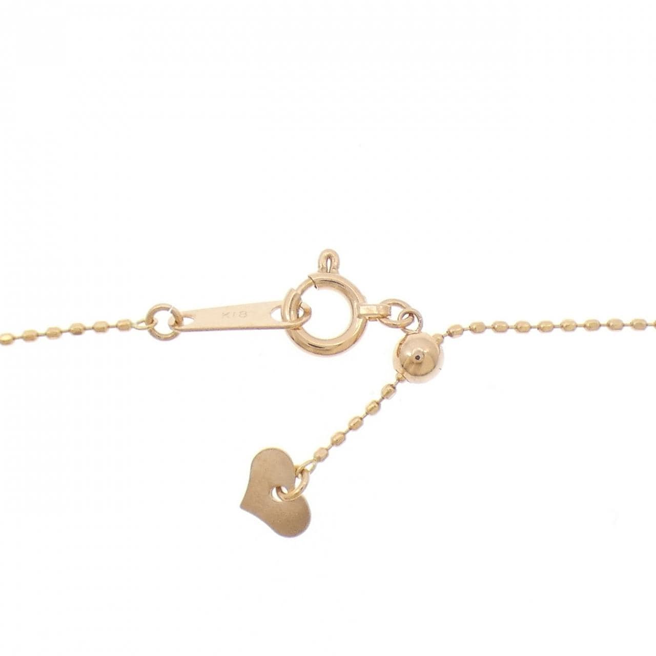 K18PG ガーネット ネックレス