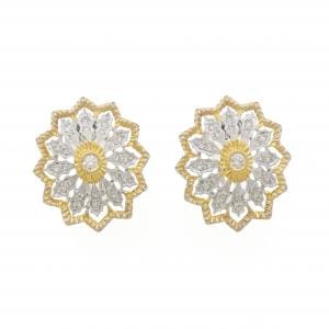 K18WG/K18YG ダイヤモンド ピアス