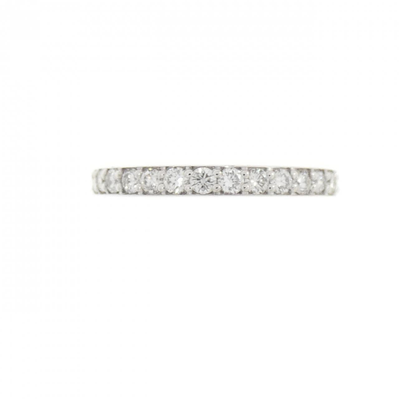 750WG ハーフエタニティ ダイヤモンド リング 0.33CT