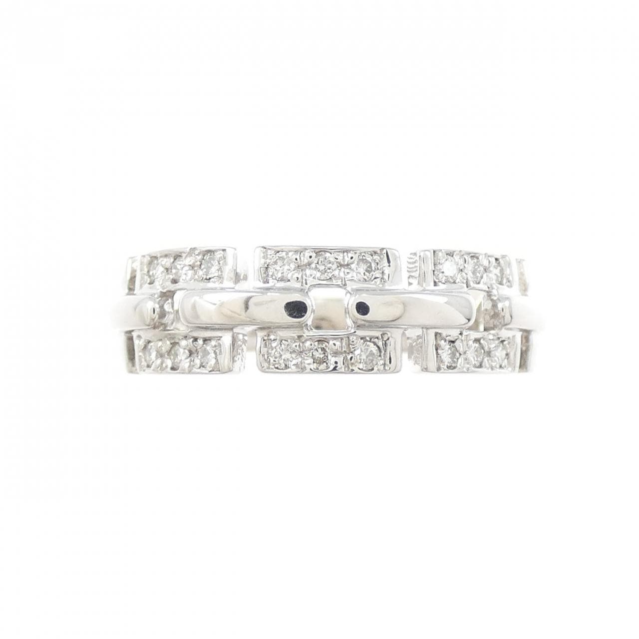 K10WG ダイヤモンド リング 0.11CT