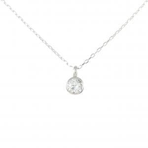 PT900/PT850 ソリティア ダイヤモンド ネックレス 0.337CT