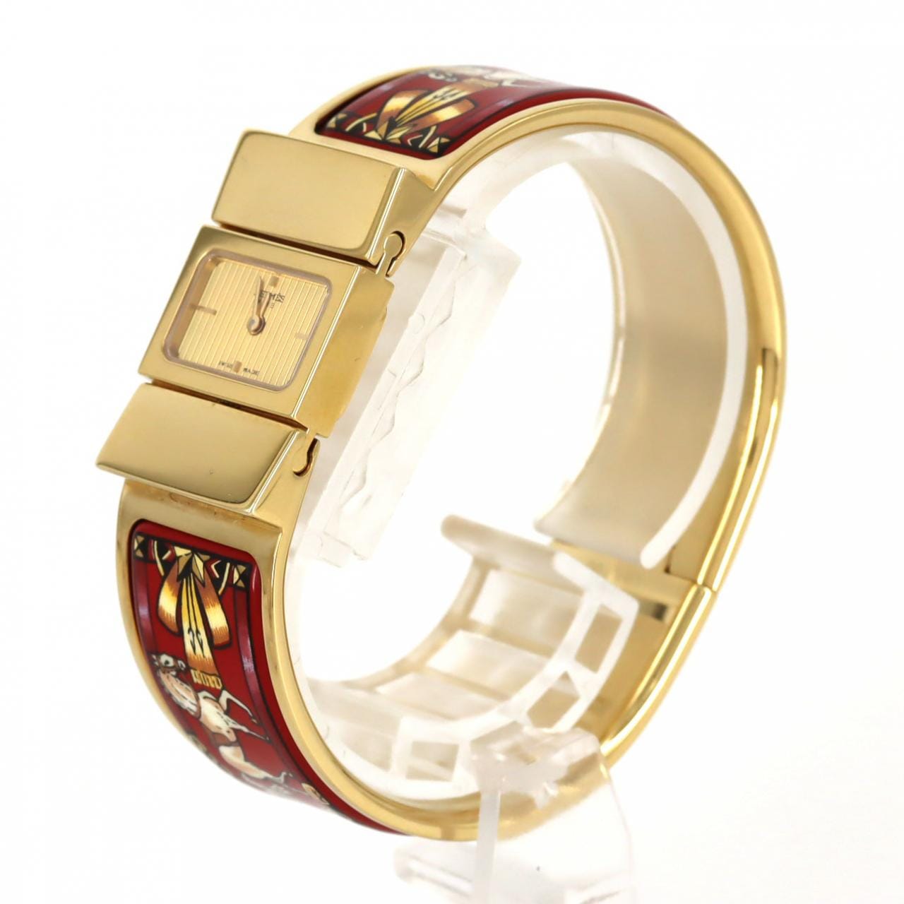 【ノーメンテナンス特価】エルメス ロケエナメル GP LO1.201 GP クォーツ