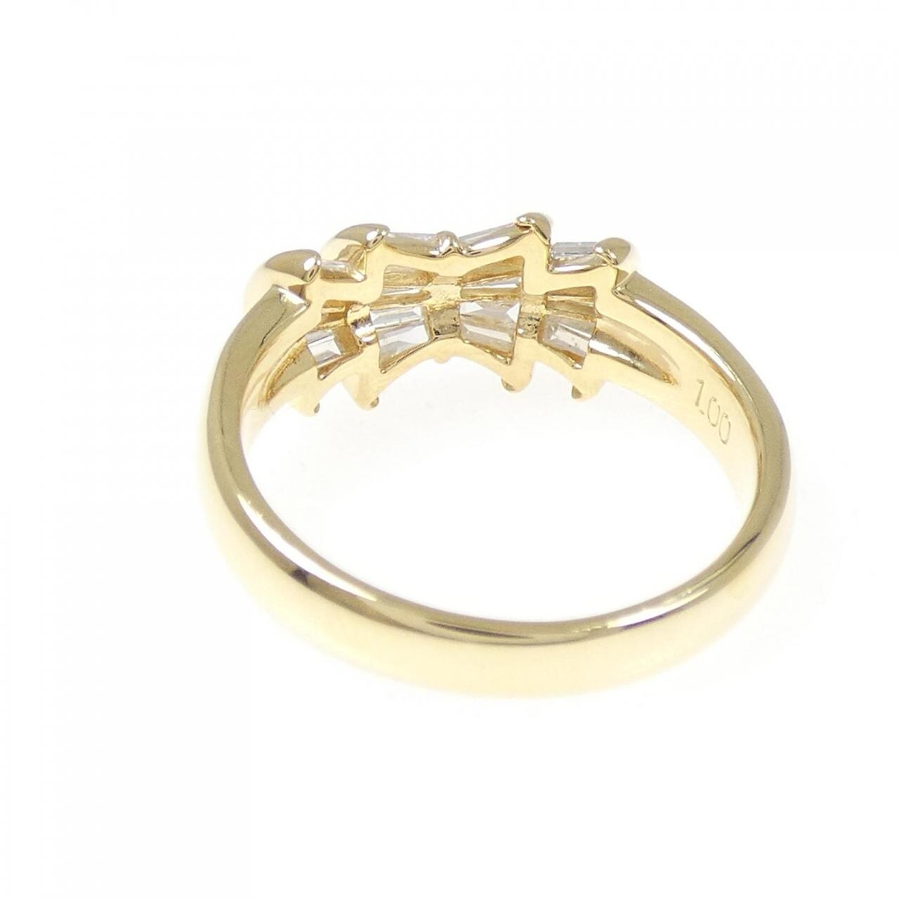 K18YG ダイヤモンド リング 1.00CT