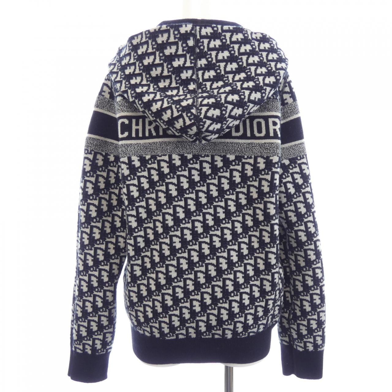 クリスチャンディオール CHRISTIAN DIOR ディオール オブリーク テクニカル カシミヤ 054G12AM055 パーカー