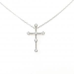 PT900/PT850 クロス ダイヤモンド ネックレス 0.20CT
