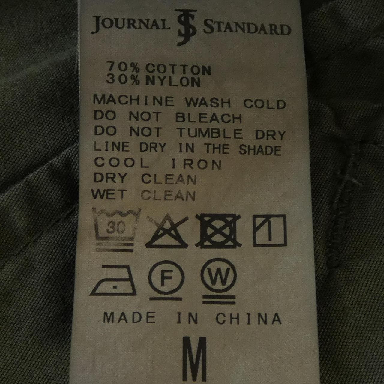 ジャーナルスタンダード JOURNAL STANDARD 25-011-600-2040-3-0 ジャケット