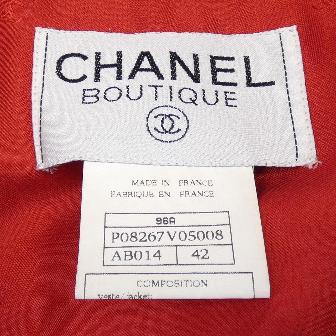 【ヴィンテージ】シャネル CHANEL P08267V05008 96A コート