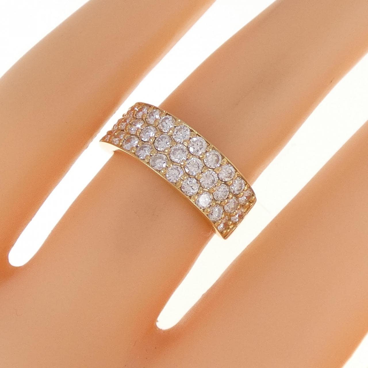 K18YG ダイヤモンド リング 1.00CT