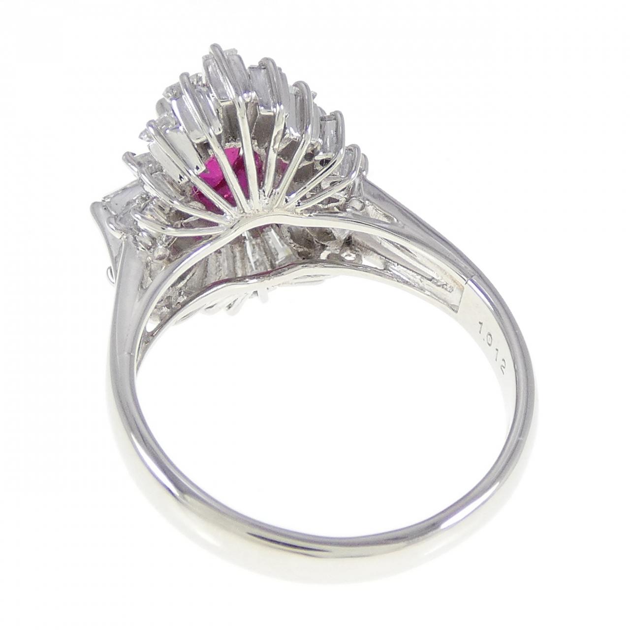 PT900 ルビー リング 1.012CT