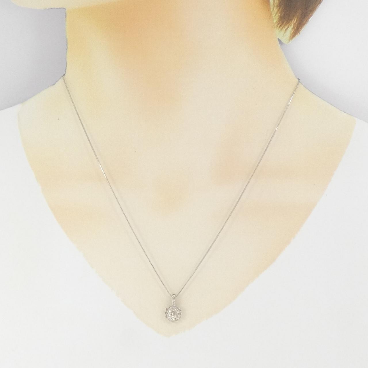 PT950/PT850 ダイヤモンド ネックレス 0.30CT