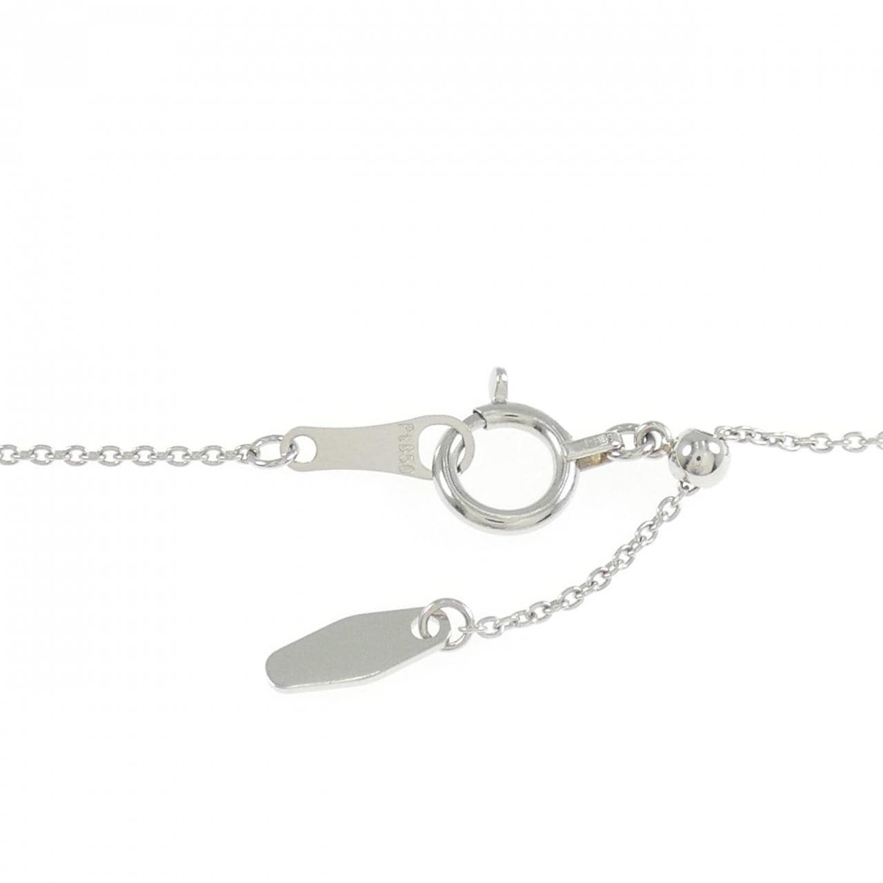 【リメイク】PT900/PT850 ダイヤモンド ネックレス 0.573CT D SI1 ペアシェイプ