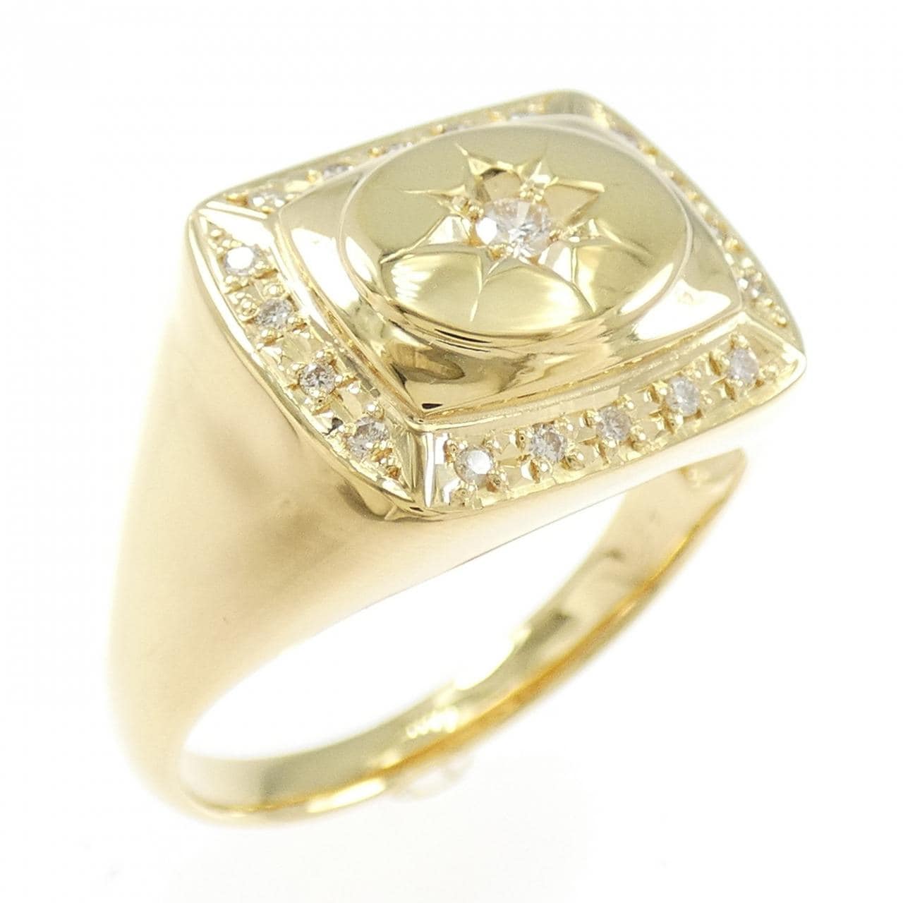 【新品】K18YG ダイヤモンド リング 0.17CT