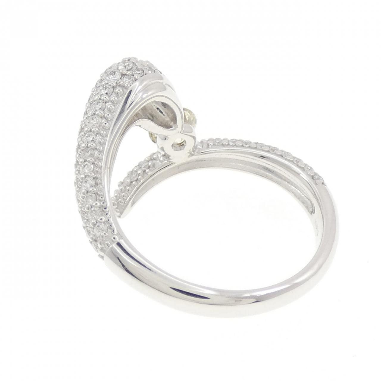 K18WG スネーク ダイヤモンド リング 1.00CT