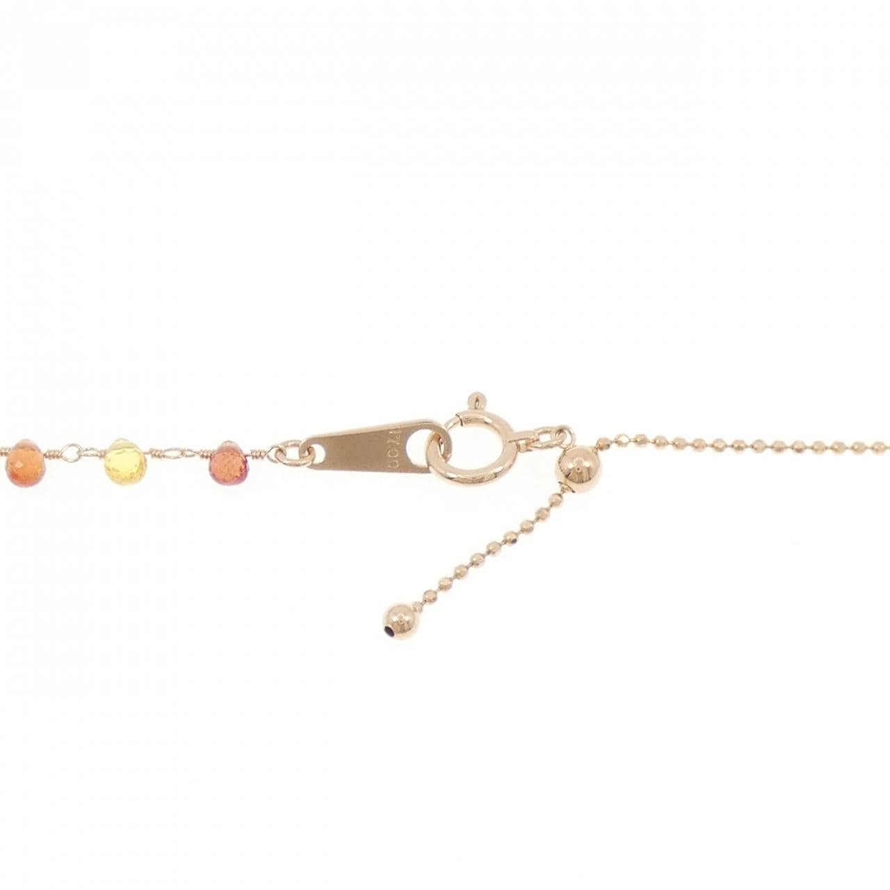 K18PG サファイヤ ネックレス 17.00CT