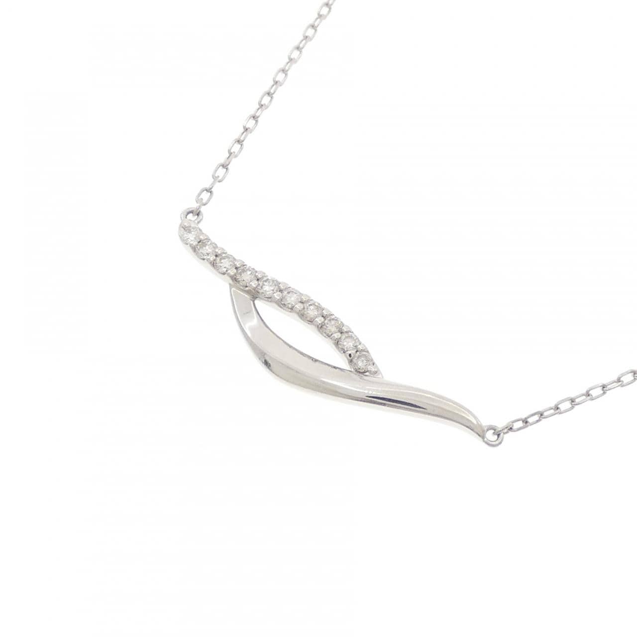 PT900/PT850 ダイヤモンド ネックレス 0.12CT