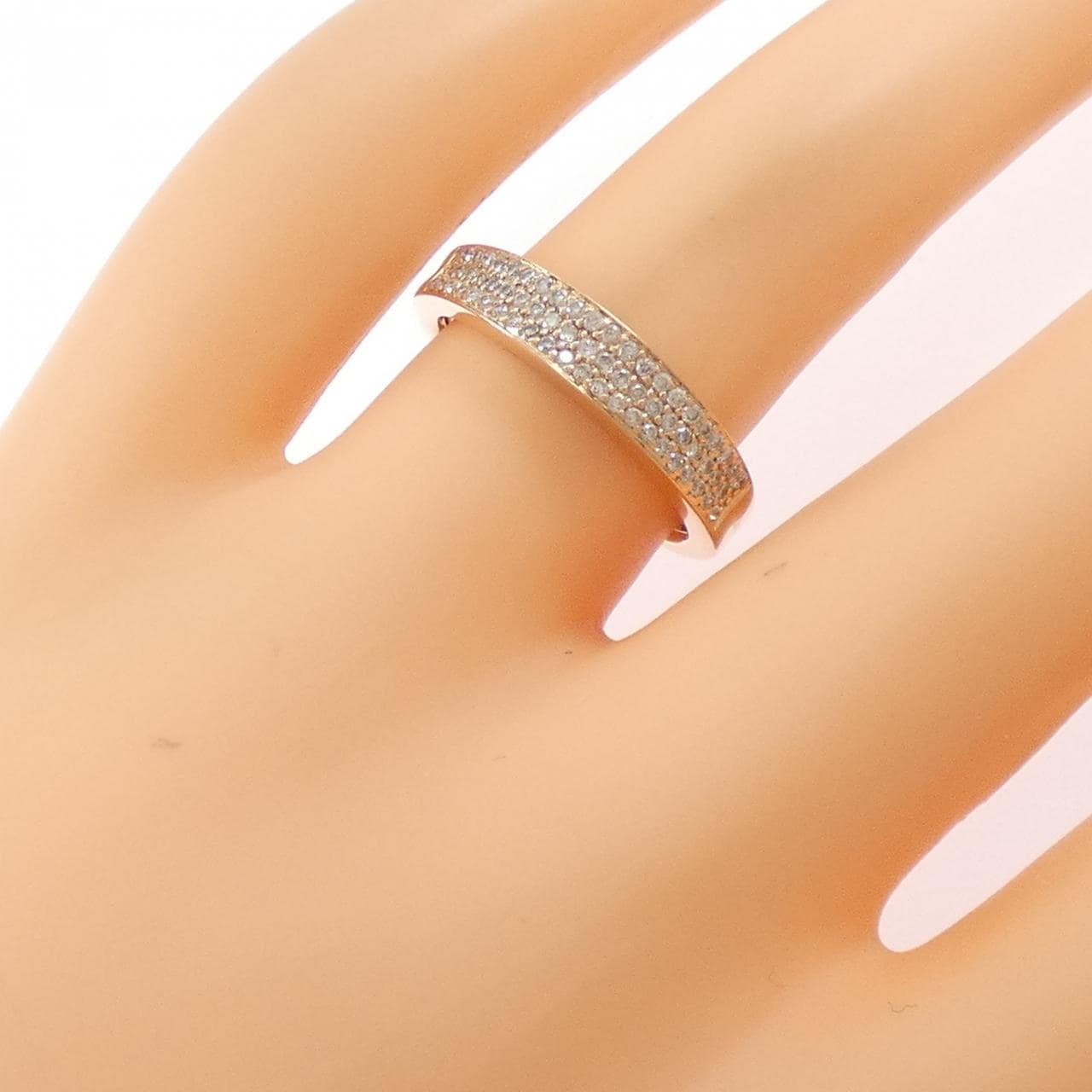 K18PG ダイヤモンド リング 0.30CT